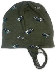  Minimanó Pamut kötős sapka (42) - Versenyautó Olajzöld