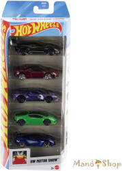 Mattel - HW Motor Show - 5 db-os autó készlet (JBJ89)