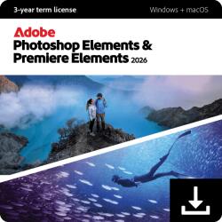 Adobe Photoshop & Premiere Elements 2026 Achiziție Nouă (30013288)