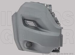 Fiat Ducato 2014-2023 - Első lökh. sarok jobb ködlámpás is Heavy szürke*