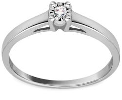 Heratis Forever Fehér arany gyémánt eljegyzési gyűrű 0, 030 ct BSBR083A