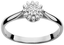 Heratis Forever Fehérarany eljegyzési gyűrű 0.100 ct Darian gyémántokkal BSBR055A