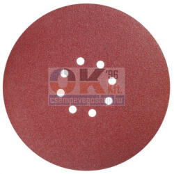 Dedra falcsiszolóhoz tépőzáras csiszolólap lyukakkal P120 5db 225mm (ded7749a3) (ded7749a3)