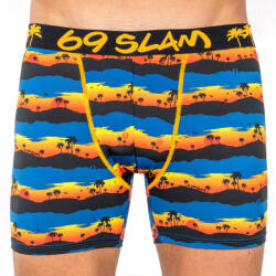 69SLAM Boxeri pentru bărbați 69SLAM fit sunset palmier sunset XL (156148)