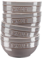Staub kerámia | tál szett 12 cm |4 darabos | antikszürke | kerámia (40508-152-0)