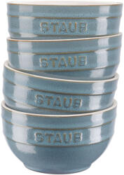 Staub kerámia | tál szett 14 cm |4 darabos |antik türkiz | kerámia (40508-147-0)