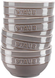 Staub kerámia | tál szett 14 cm |4 darabos | antikszürke | kerámia (40508-148-0)