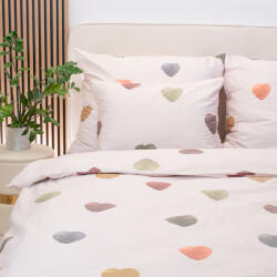 Takoy Pamut paplanhuzat 140x200 cm színes szívecskék
