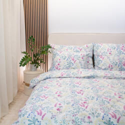 Takoy Pamut paplanhuzat 220x200 cm kék növények