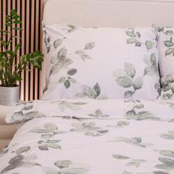 Takoy Pamut ágyneműhuzat 140x220 cm zöld levelek