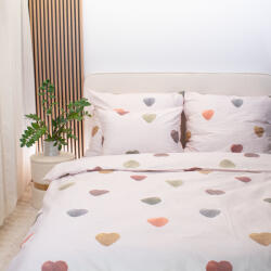 Takoy Pamut paplanhuzat 220x200 cm színes szívecskék