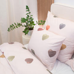 Takoy Pamut párnahuzat 50x70 cm színes szívecskék