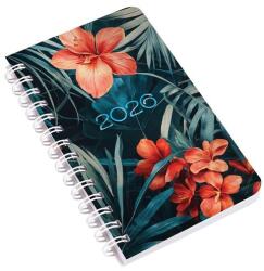 Realsystem Zsebnaptár REALSYSTEM SP3 spirál mini 78x128mm heti fehér lapos tropical 2026 (8811-54) - fotoland