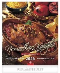 Csg Falinaptár CSG 300x340mm álló Nemzetközi konyha 2026 (FN U11) - fotoland