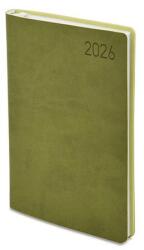 TopTimer Határidőnapló TOPTIMER Madeira M021 A/5 napi fehér lapos zöld-zöld 2026 (T021M-066) - fotoland