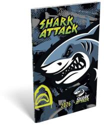 Lizzy card Zsebnaptár LIZZY CARD A/6 heti papírborítós Shark attack 2026 (21711) - fotoland