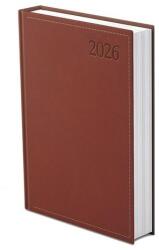 TopTimer Határidőnapló TOPTIMER Traditional T020 B/5 napi fehér lapos bordó 2026 (T020T-002) - fotoland