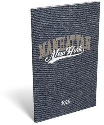 Lizzy card Zsebnaptár LIZZY CARD A/6 heti papírborítós Manhattan New York 2026 (21709) - fotoland