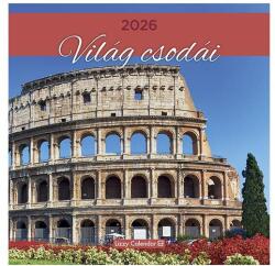 Lizzy card Falinaptár LIZZY CARD 300x600mm álló A világ csodái 2026 (21677) - fotoland