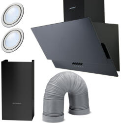 Berdsen Kürtős konyhai páraelszívó 60 cm , 350 m3/h , fekete BT-2111 Berdsen (3211)