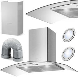 Berdsen Kürtős konyhai páraelszívó 90 cm , 500 m3/h , inox BT-223 Berdsen (3223)