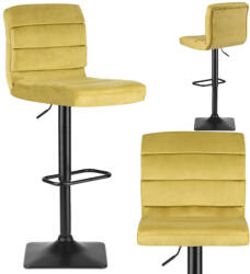 Sofotel Bárszék háttámlával , sárga , velúr Dráva Sofotel (260403)