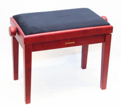  Ambiente hárfaszék mahagóni matt+fekete bársony (AMB-023-MMH-VBK)