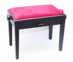  Ambiente hárfaszék fekete matt+bordó bársony (AMB-023-MBK-VBR)