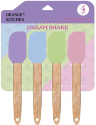 Szilikon mini spatula szett, 4 db-os (T14012)