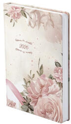 TopTimer Határidőnapló TOPTIMER Joy J022 B/6 napi fehér lapos Rózsaszín 3D 2026 (23_0327407)