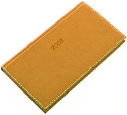  BOLERO zsebnaptár fekvő 2026. évi, Mustár