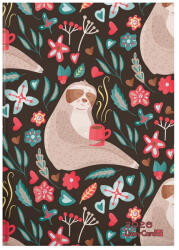  Határidőnapló, agenda B/6 heti Lizzy Card 2026. évi Sloth, Lajhár