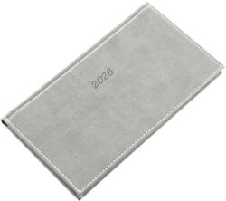  BOLERO zsebnaptár fekvő 2026. évi, Szürke