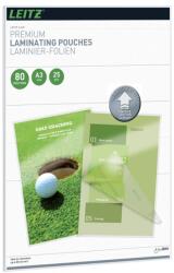 LEITZ Meleglamináló fólia LEITZ standrard A/3 80 mikronos UDT technológiával 25 darabos 74860000 (74860000)