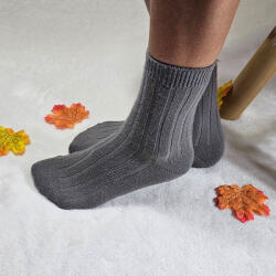 Aura Via Férfi bordás gyapjú zokni szett - 5 pár 39-42 100131