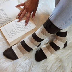 Aura Via Női gyapjú zokni csíkos szett - 5 pár 35-38 100113