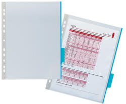 DURABLE Bemutatótábla Durable Function A/4 PVC áttetsző, kék jelölőfüllel (560706)