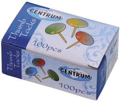 Centrum Rajzszeg Centrum színes 100 db/doboz (80368) - argentumshop