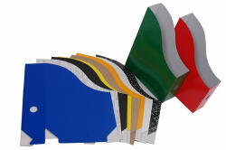 PD Iratpapucs karton összehajtható pd A/4 10 cm gerinccel karton kék (RND_KEK)