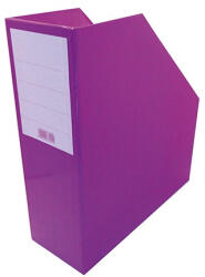 PD Iratpapucs pd karton merev falú A/4 9 cm gerinccel fóliás lila