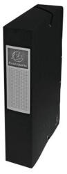 Exacompta Füzetbox karton Exacompta A/4 60 mm gerinccel prespán fekete (50601E) - argentumshop