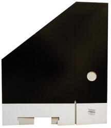 PD Iratpapucs karton összehajtható pd A/4 10 cm gerinccel karton fekete (RND_FEKETE)