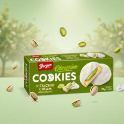 Bergen Obsession - Pisztáciás Fehér Csokoládés Keksz 128g