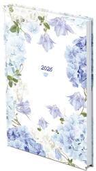 TopTimer Határidőnapló TOPTIMER Joy J011 B/5 heti fehér lapos Uv lakk Hortenzia 2026. T011J-204 (T011J-204)