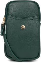 Hexagona Bőr kézitáska mobiltelefonhoz és dokumentumokhoz Hexagona Marte - zöld