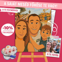 Számfestő Portré - Klasszikus Rajzfilm Stílusban - 50×60 cm (Keret nélkül) (disney00126-50X60-KN)