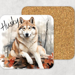csucsajandek Poháralátét - Husky (CSW182313)
