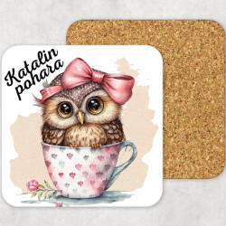 csucsajandek Poháralátét - Lány bagoly (CSW347397)