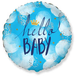Hello Baby Boy fólia lufi 48 cm (MLG312652) - csucsajandek