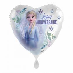  Disney Jégvarázs Elsa Joyeux Anniversaire fólia lufi 43 cm (NPR168798) - csucsajandek